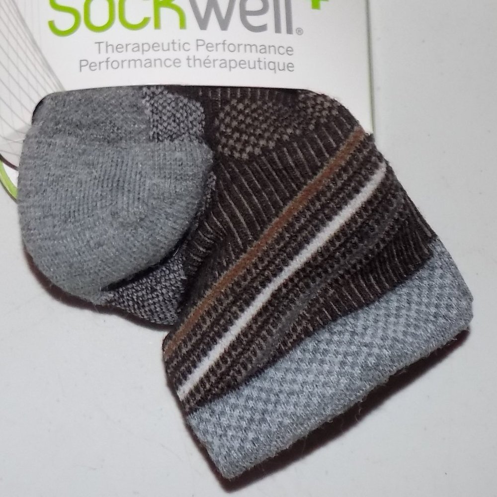 New Sockwell Summit Quarter firm compression merino wool/alpaca made in USA - Picture 5 of 5
